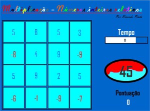 Jogo para Computador - Pega Bolhas - Disciplina - Matemática