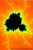 Imagem do Conjunto de Mandelbrot obtida com o aplicativo iFractal. 