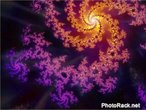 Imagem de fractal gerada por computador. til para o trabalho com geometrias no euclidianas. 