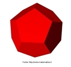 Um dodecaedro regular. 