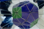 Um poliedro virtual uniforme do tipo (4,6,6) no caleidoscpio relativo ao grupo de simetria do cubo. 
