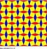 O significado da palavra mosaico comumente aparece em dicionrios como "dar forma ou arranjar pequenos quadrados em padro de ladrilhagem", pois as primeiras ladrilhagens foram feitas com ladrilhos quadrados. Contudo, j h algum tempo os mosaicos so confeccionados com todo tipo de polgono (regulares ou no). Assim, com esta imagem pode-se observar que um polgono regular possui 3 ou 4 ou 5 ou mais lados e ngulos, todos iguais. Pode-se tambm perceber que apenas trs polgonos regulares so usados no plano euclideano para a confeco de mosaicos regulares: tringulos, quadrados ou hexgonos. Ou seja, para que se possa confeccionar um mosaico regular, os polgonos devem preencher o plano em cada vrtice e o ngulo interno deve ser um divisor exato de 360 graus, o que  verdadeiro apenas para os polgonos mencionados. Pode-se ainda observar semelhanas por meio da simetria, tambm presente nesta imagem. 