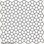 O significado da palavra mosaico comumente aparece em dicionrios como "dar forma ou arranjar pequenos quadrados em padro de ladrilhagem", pois as primeiras ladrilhagens foram feitas com ladrilhos quadrados. Contudo, j h algum tempo os mosaicos so confeccionados com todo tipo de polgono (regulares ou no). Assim, com esta imagem pode-se observar que um polgono regular possui 3 ou 4 ou 5 ou mais lados e ngulos, todos iguais. Pode-se tambm perceber que apenas trs polgonos regulares so usados no plano euclideano para a confeco de mosaicos regulares: tringulos, quadrados ou hexgonos. Ou seja, para que se possa confeccionar um mosaico regular, os polgonos devem preencher o plano em cada vrtice e o ngulo interno deve ser um divisor exato de 360 graus, o que  verdadeiro apenas para os polgonos mencionados. Pode-se ainda observar semelhanas por meio da simetria, tambm presente nesta imagem. 